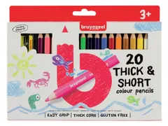 Kleurpotloden Bruynzeel Kids Kortjakje blister à 20 stuks assorti