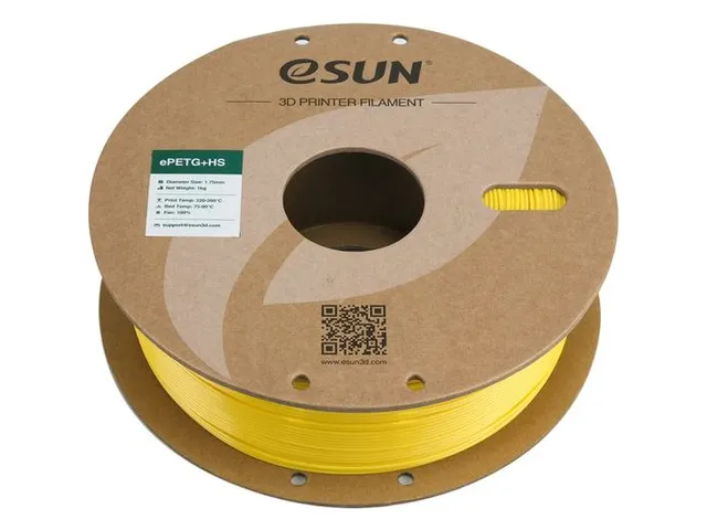 eSUN 3D Printer Filament ePETG+HS 1,75mm Geel 1kg
