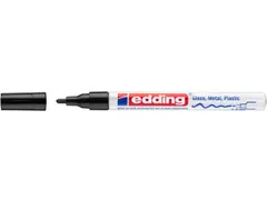 Paintmarker edding 751 op oliebasis 1-2mm creatief zwart