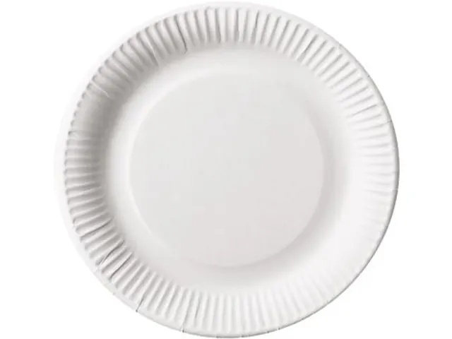 Papstar Pure Bord rond 23cm FSC karton Wit 100 stuks