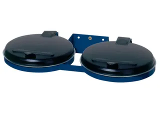 Dubbele Afvalverzamelaars Wandhouder 800x530mm 120 Liter Blauw - 1