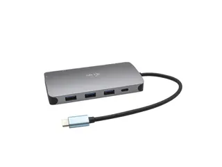 USB-C Metal Nano Dock HDMI/VGA with LAN + Charger 100W - 4