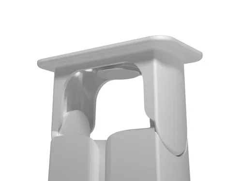Addit kabelgeleider Wit voor zit-sta Bureau 130cm incl. magneethouder