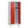 schoollocker,HxBxD 1630x600x500mm,2vak,vak B 300mm,draaigrendel,voeten
