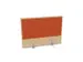 panneau de rehausse,p. table de bureau,NE-érable,BN3012-orange