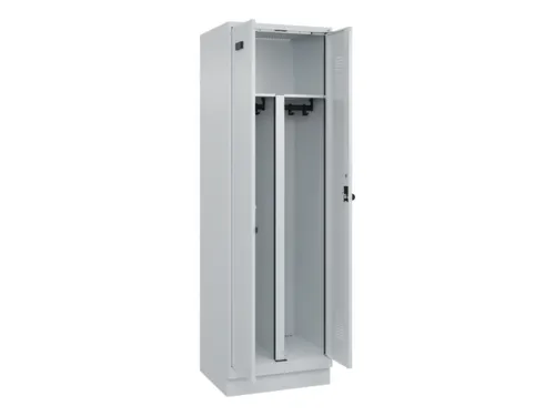 PBM-locker,HxBxD 1950x600x500mm,2vak,vak B 300mm,draaigrendel