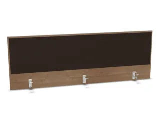 opzetpaneel,v. bureau,aanbouw achter,B 1600mm,NT-cherry,BN2036-bruin - 1