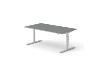 Elektrisch ihv bureau,HxBxD 650-1310x1800x1000mm,blad donkergrijs - 1