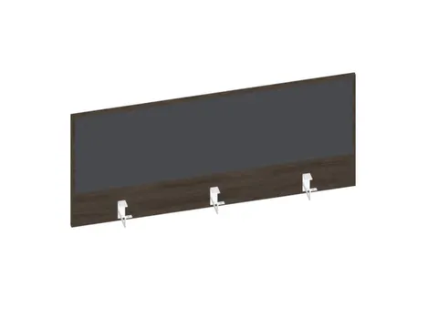 baliepaneel bureau aanbouw achter bruin hickory BN8010antraciet 1200mm