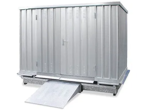 Container aquatoxische stoffen BxDxH 5075x2075x2375mm verzinkt