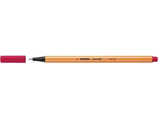 Fineliner STABILO point 88/50 donker rood 0.4mm - 3