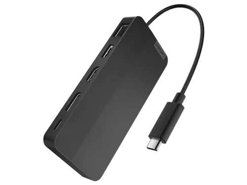 Lenovo 40B90100EU USB-C-Travel Dock voor 2 schermen (met adapter)