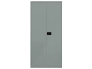 kantoorkast openslaande deuren HxBxD 1950x914x400mm Stalen Zilver - 2