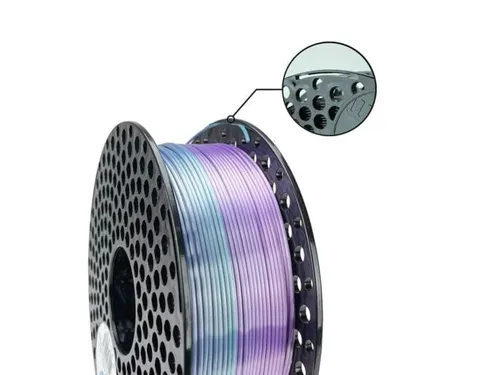 Azurefilm PLA Silk 3D filament 1,75mm Rainbow Aurora 1kg