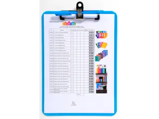 Klemplaat IDERAMA 2 2,5x31,5 cm voor A4 - 4