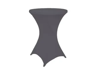 Statafelrok Antraciet-Grijs ⌀ 80cm - 1