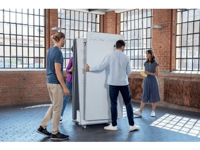 Nobo Move & Meet mobiel whiteboard mededelingenbord 180x90cm
