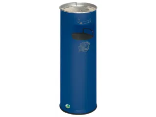 Combi-asbak Hxø 660X230Mm Rond Blauw - 1