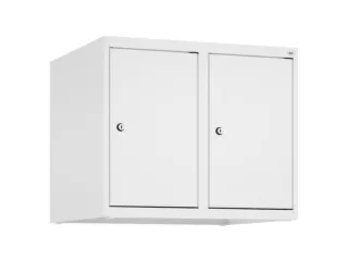 opzetkast,v. locker,2vak.,vak B 300mm,HxBxD 500x600x500mm,vleugeldeur - 1