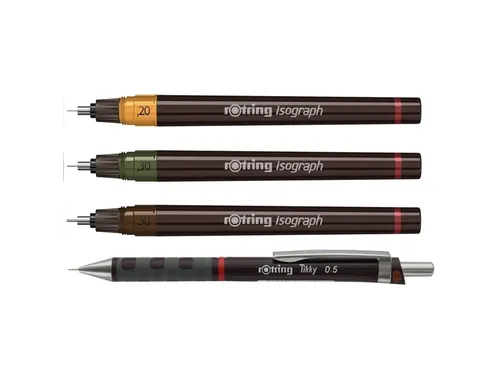 Tekenset rOtring Isograph Junior 4-delig