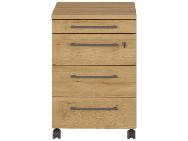 mobiel ladeblok,HxBxD 610x420x400mm,4lade(n),m. beugelgreep