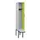 locker met bank,HxBxD 2120x300x815mm,1vak,vak B 300mm,draaigrendel