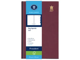 Agenda 2027 Ryam President 1dag/1pagina bordeaux - 1