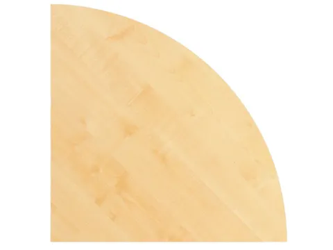 koppelelement voor bureau,90 °,HxBxD 740x800x800mm,blad esdoorn,rond
