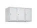 opzetkast,v. locker,3vak.,vak B 300mm,HxBxD 500x900x500mm,cilinderslot