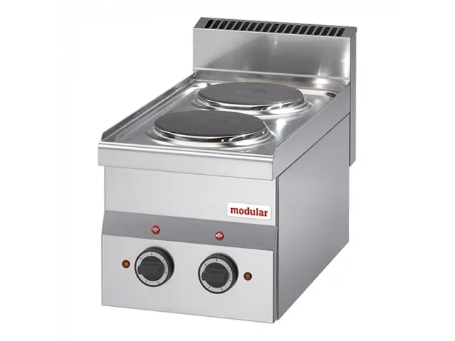 Modular 600 Kooktoestel 2 platen elektrisch