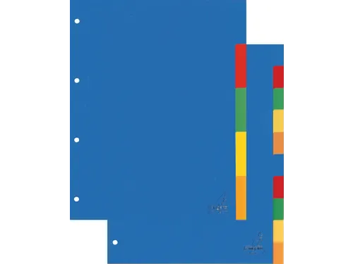 Tabbladen Kangaro A4 4-Gaats A405 5-Delig Assorti Pp