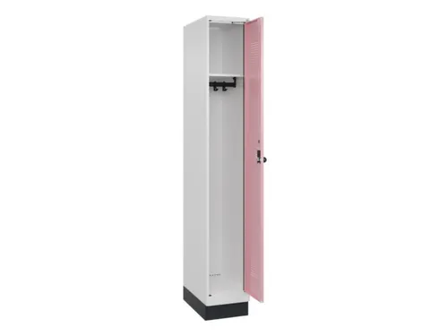locker,HxBxD 1950x300x500mm,1vak,vak B 300mm,draaigrendel,sokkel