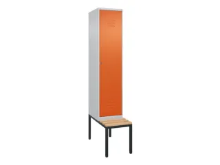 locker voor scheiding van kleding,HxBxD 2120x400x815mm,1vak - 1