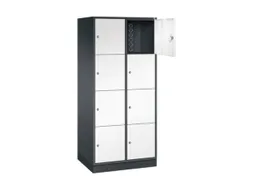 grootvolume-lockersysteem,HxBxD 1950x820x600mm,2x4vakken,cil.-slot