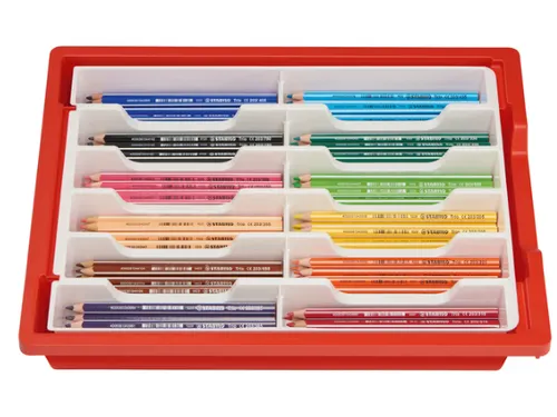 Kleurpotlood STABILO 203 Trio dik 96 stuks assorti
