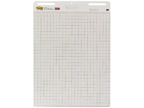 Meeting Chart, Ft 63,5 X 77,5 Cm, Geruit, 30 Vel, Pak Van 2 Blokken