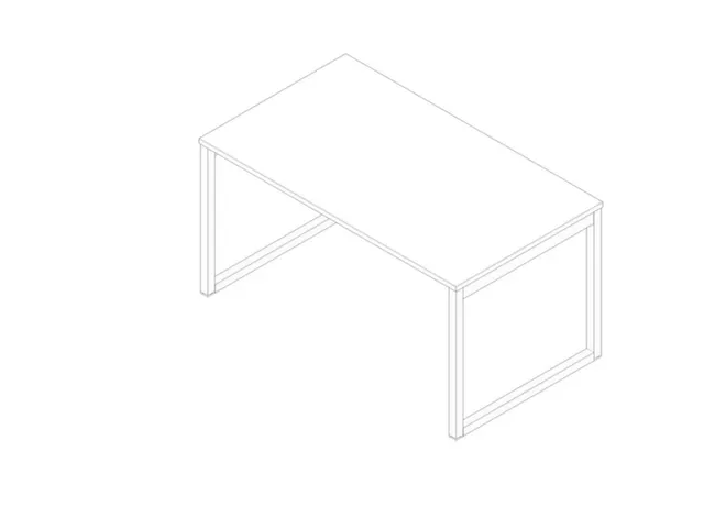 bureau,HxBxD 730x1400x800mm,blad wit,sledeframe wit