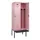 locker met bank,voor scheiding van kleding,HxBxD 2120x800x815mm,2vak