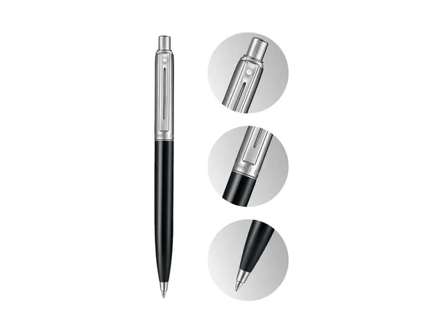 Balpen Sheaffer Sentinel 332 gloss black, chrome plated trims