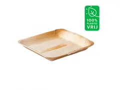 Depa Biodore palmblad bord 240x240mm 4x25 Stuks