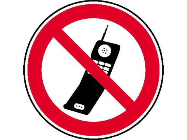 verbodsbord,Gebruik mobiele telefoon verboden,PVC,Ø 200mm