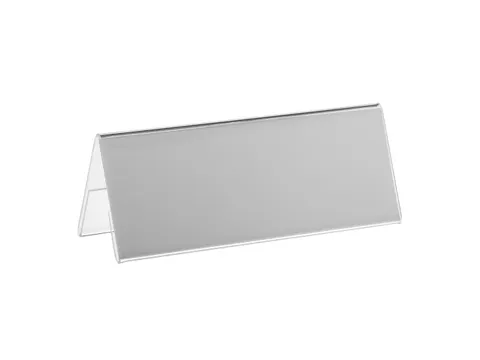 Europel Naamhouder 2-zijdig L-model – 150 × 55 mm – Set van 10