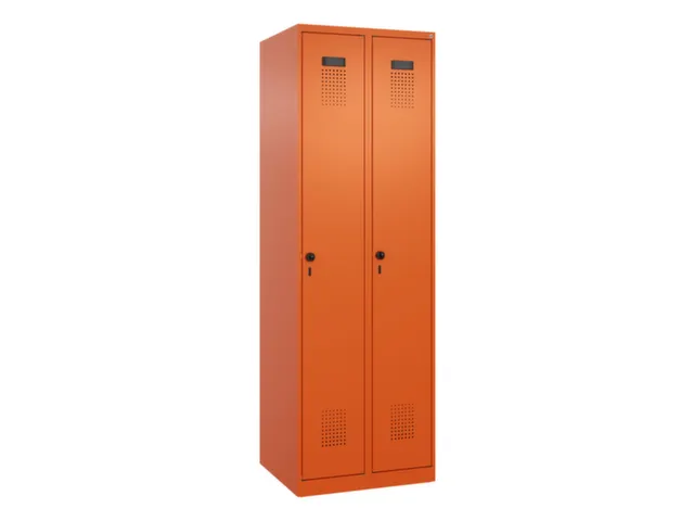 locker voor scheiding van kleding,HxBxD 1850x600x500mm,2vak