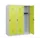 schoollocker,HxBxD 1530x1200x500mm,3vak,vak B 400mm,draaigrendel
