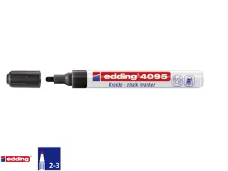 Krijtstift edding 4095 rond zwart 2-3mm - 2