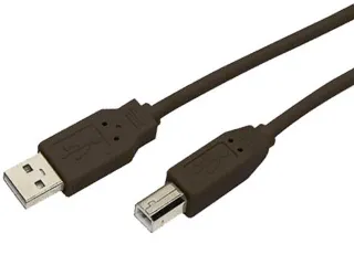USB 2.0 kabel A/B 1,8m MRCS101 zwart - 1