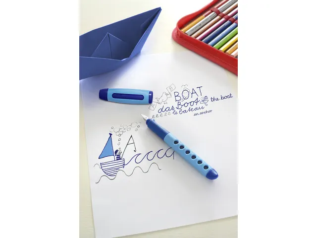 schoolvulpen Faber-Castell Scribolino RH blauw