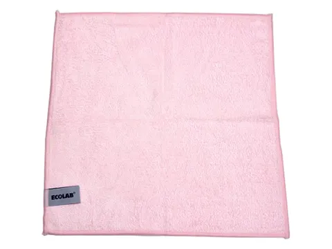 Ecolab Polifix Microclin Eco Microvezeldoek Rood 32x32cm 5 stuks