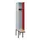 locker met bank,HxBxD 2120x300x815mm,1vak,vak B 300mm,cilinderslot