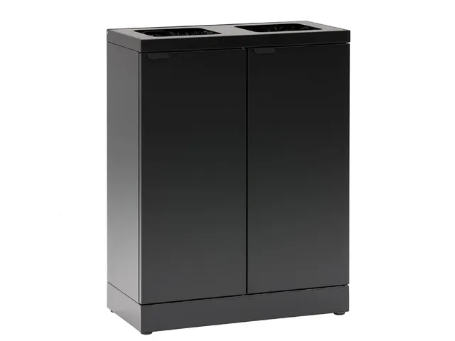 Bica 871 Afvalscheidingsunit 2x45 Liter Zwart